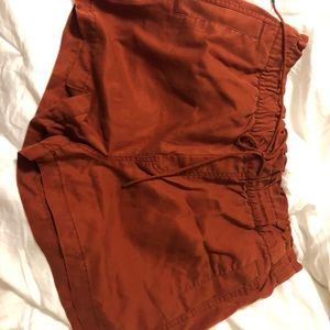 Loft high-waisted draw string shorts
